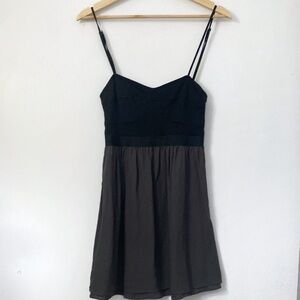 Theory black brown dress